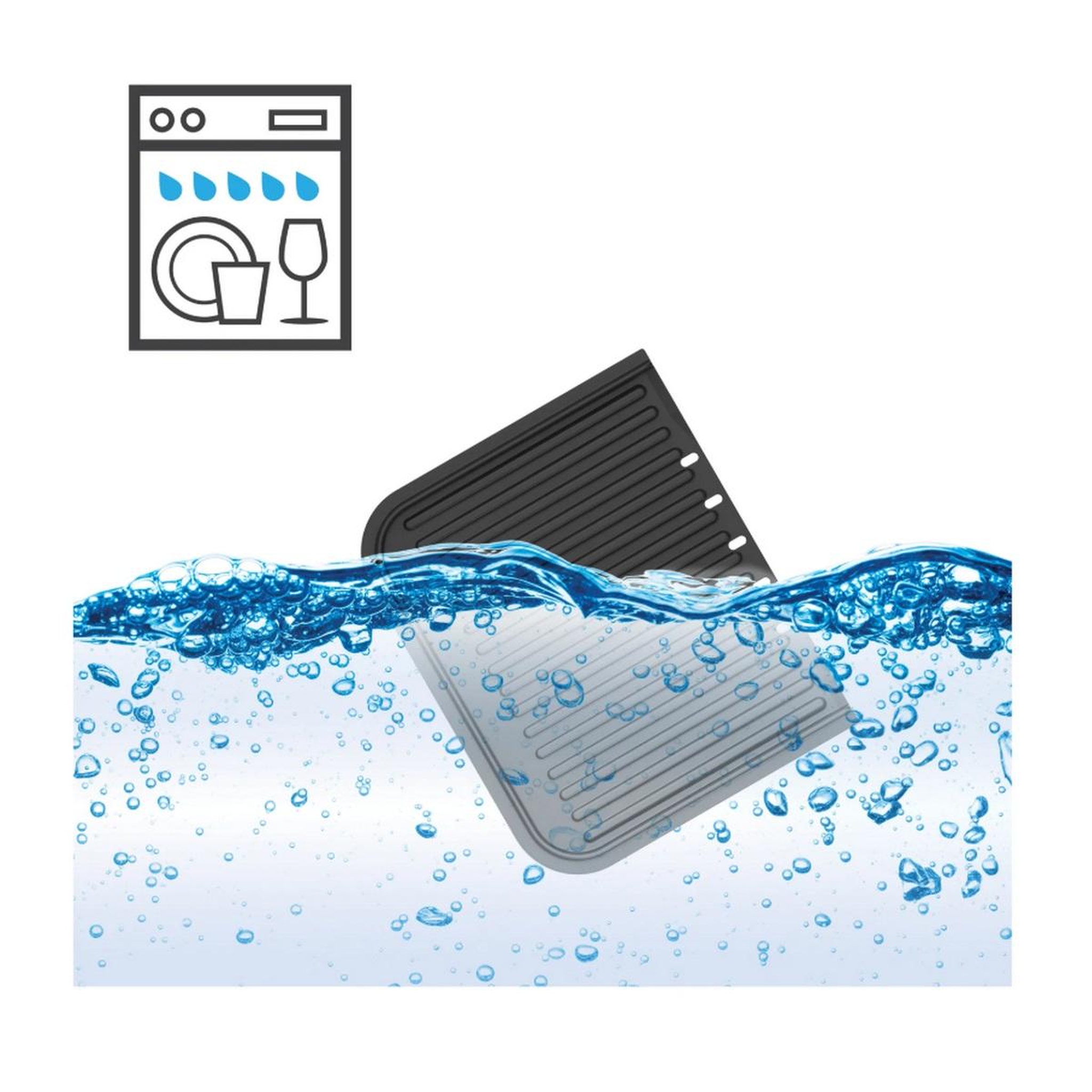 Voir la diapositive 5 : Riviera & Bar Plancha gril électrique 2000w 45.5x29 cm - QPL525