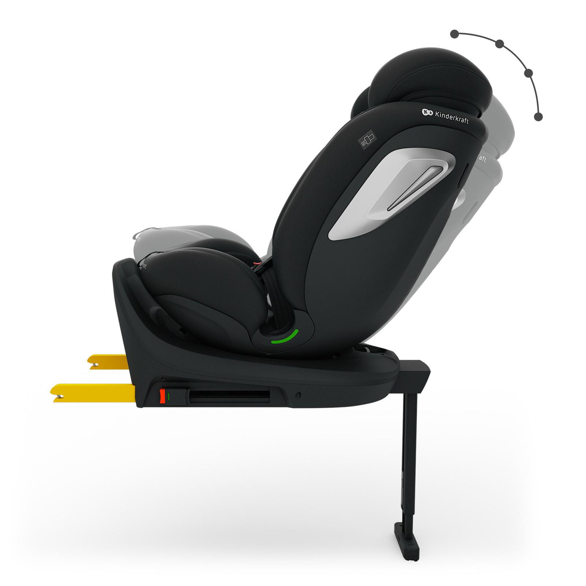 Voir la diapositive 4 : KINDERKRAFT Siège auto I-360 2 PLUS i-Size 40-150 cm, rotation 360°, ISOFIX, dos et face route, 4-en-1