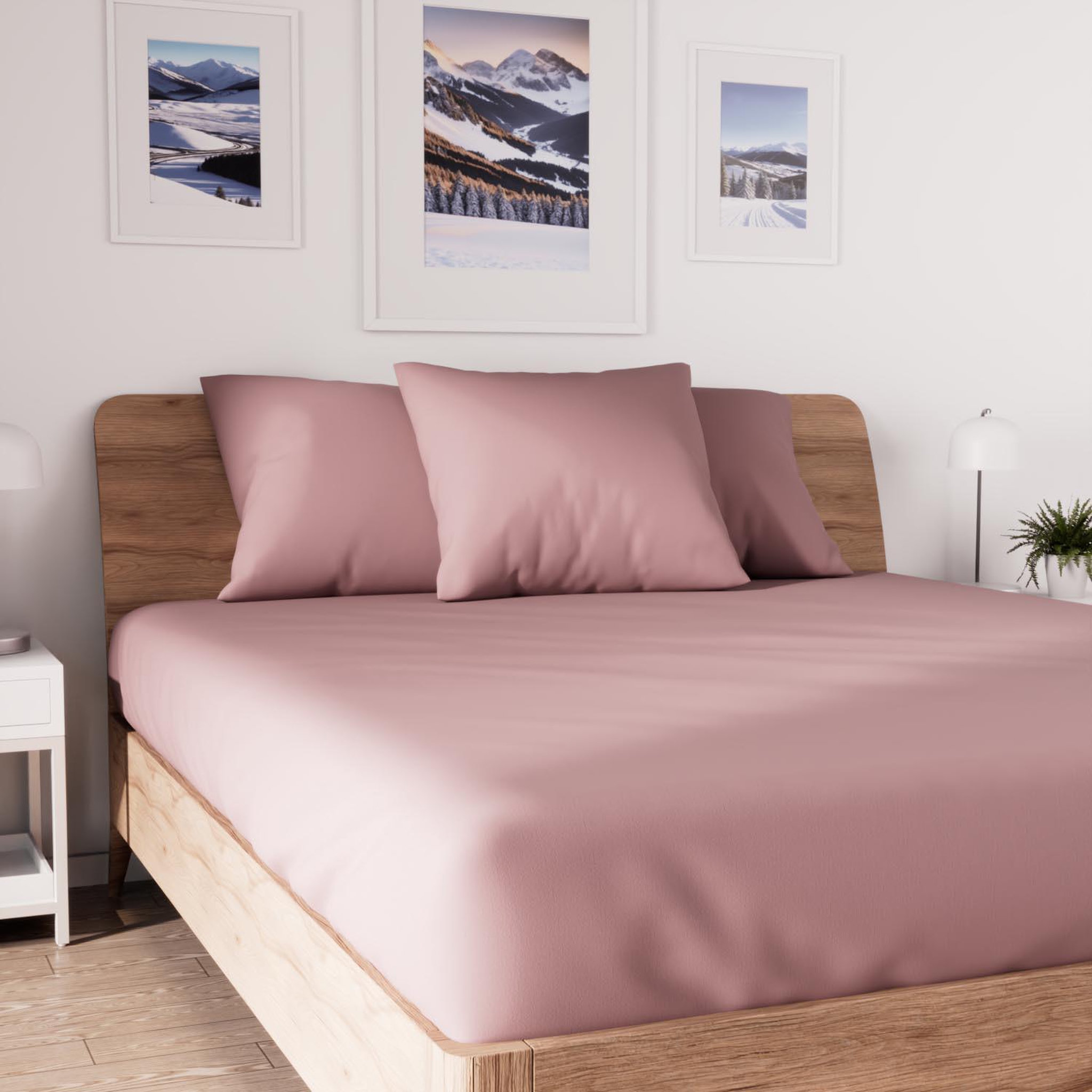 Voir la diapositive 1 : SOLEIL D'OCRE Drap housse en coton JERSEY, par Soleil d'ocre