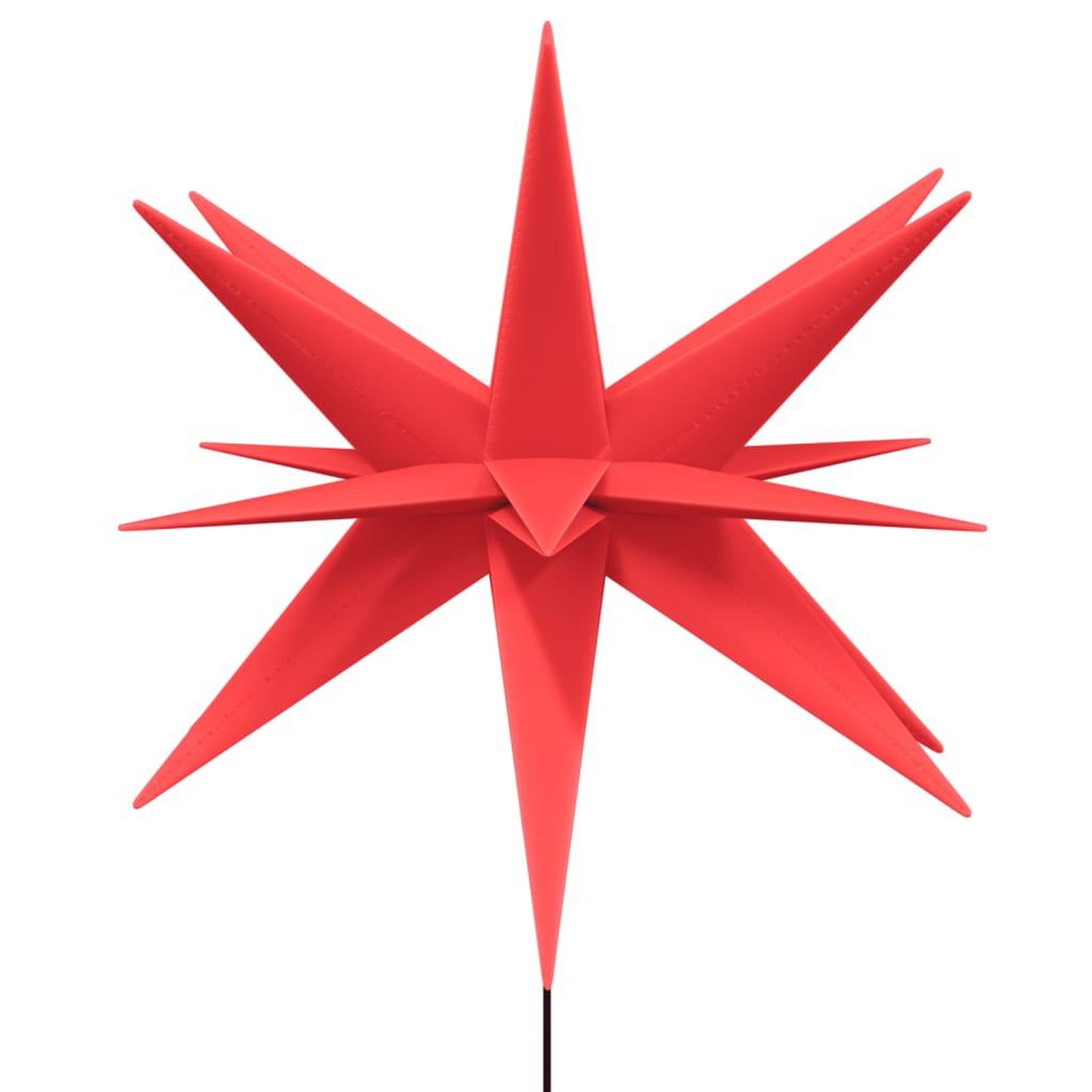 Voir la diapositive 3 : VIDAXL Lumieres de Noël avec piquets 3 pcs LED pliable rouge 57 cm