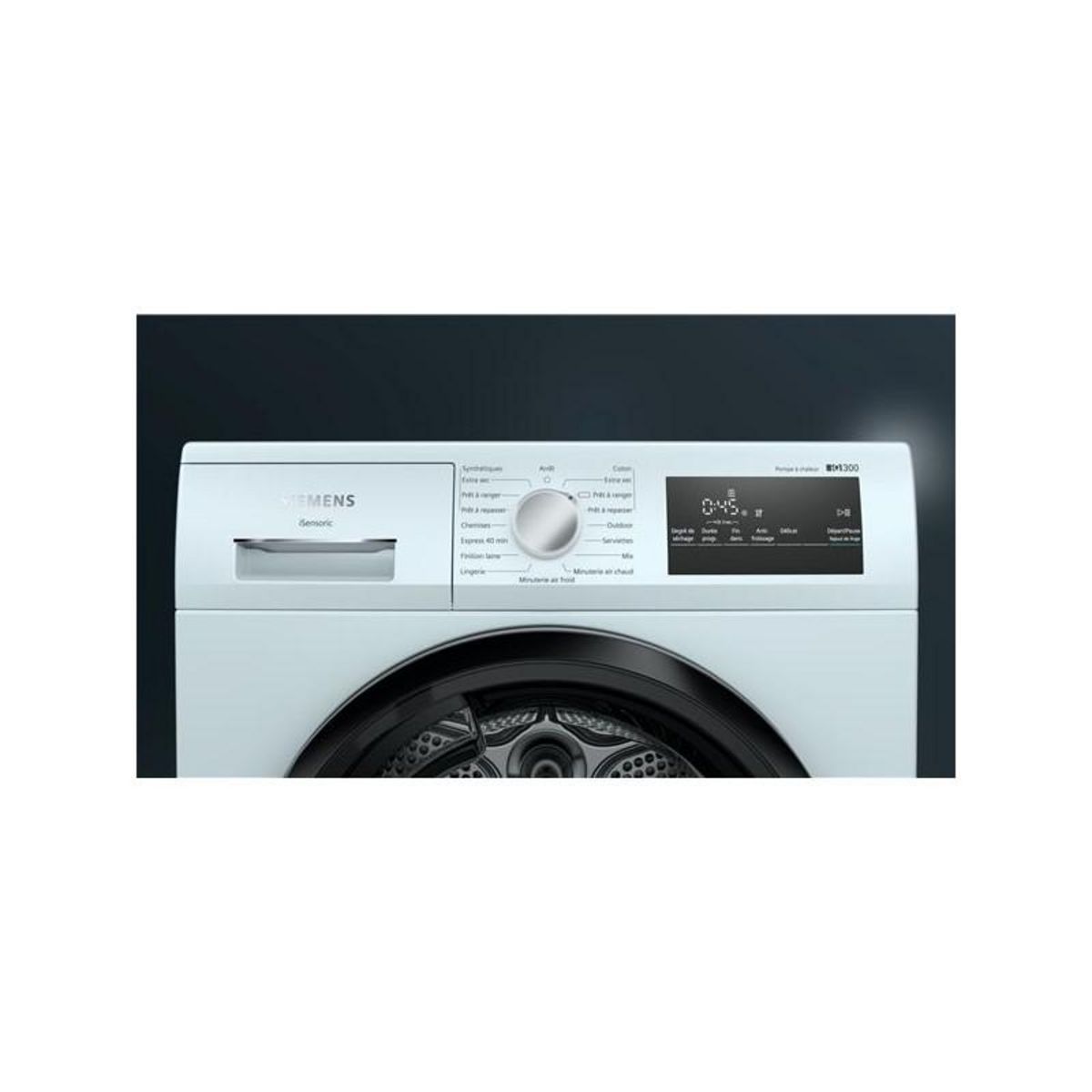 Siemens Sèche-linge pompe à chaleur à condensation 60cm 8kg - WT45HV14FR
