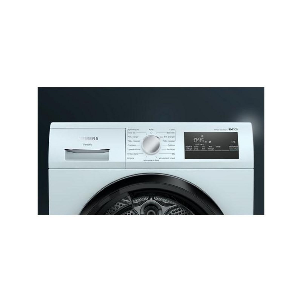 Siemens Sèche-linge pompe à chaleur à condensation 60cm 8kg - WT45HV14FR