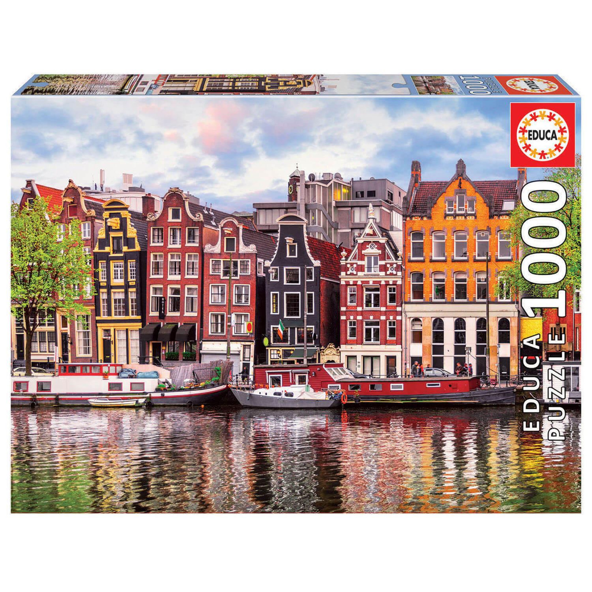 Voir la diapositive 2 : EDUCA Puzzle 1000 pièces : Maisons dansantes, Amsterdam