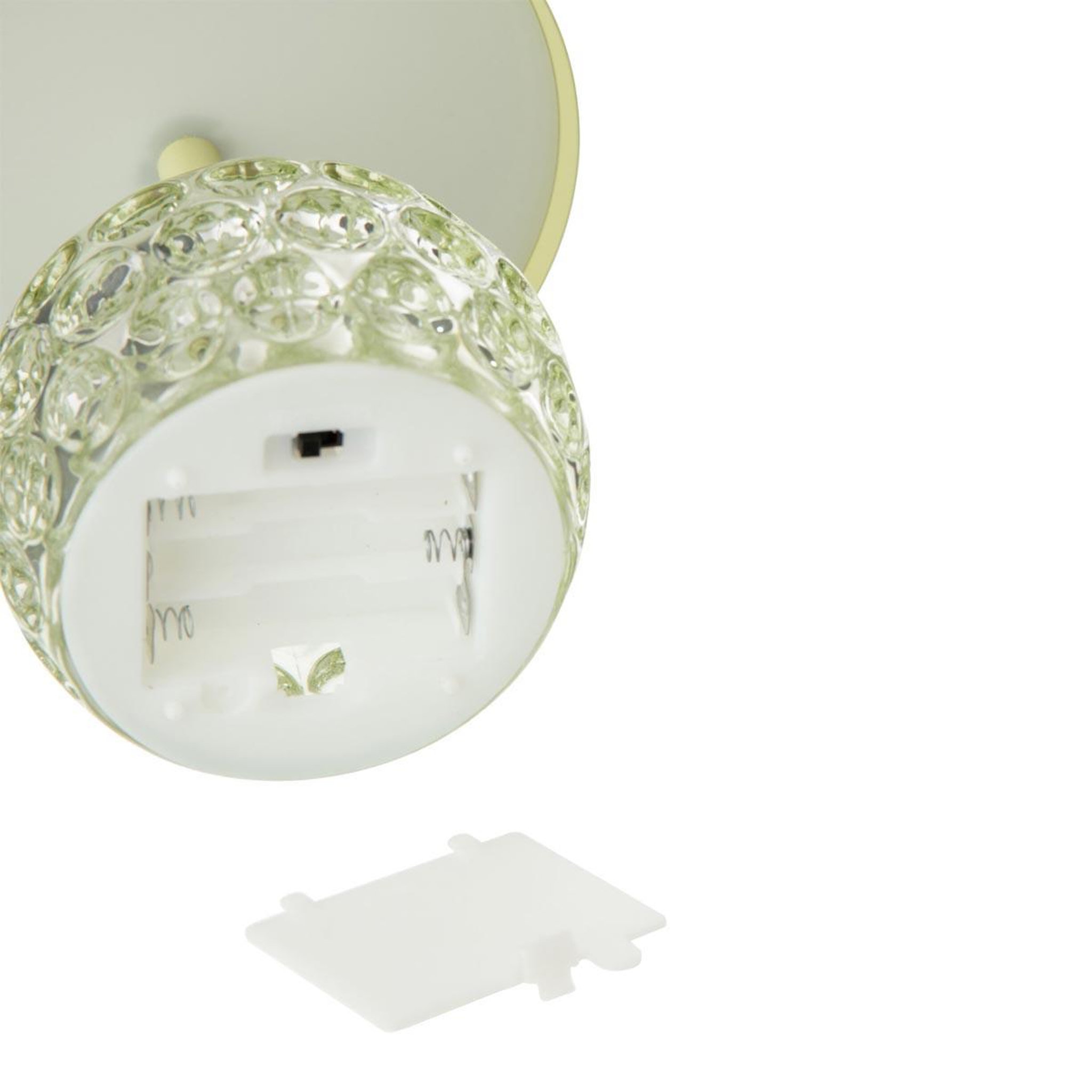Voir la diapositive 3 : J-LINE Lampe à poser led champignon  fungo  15cm vert clair