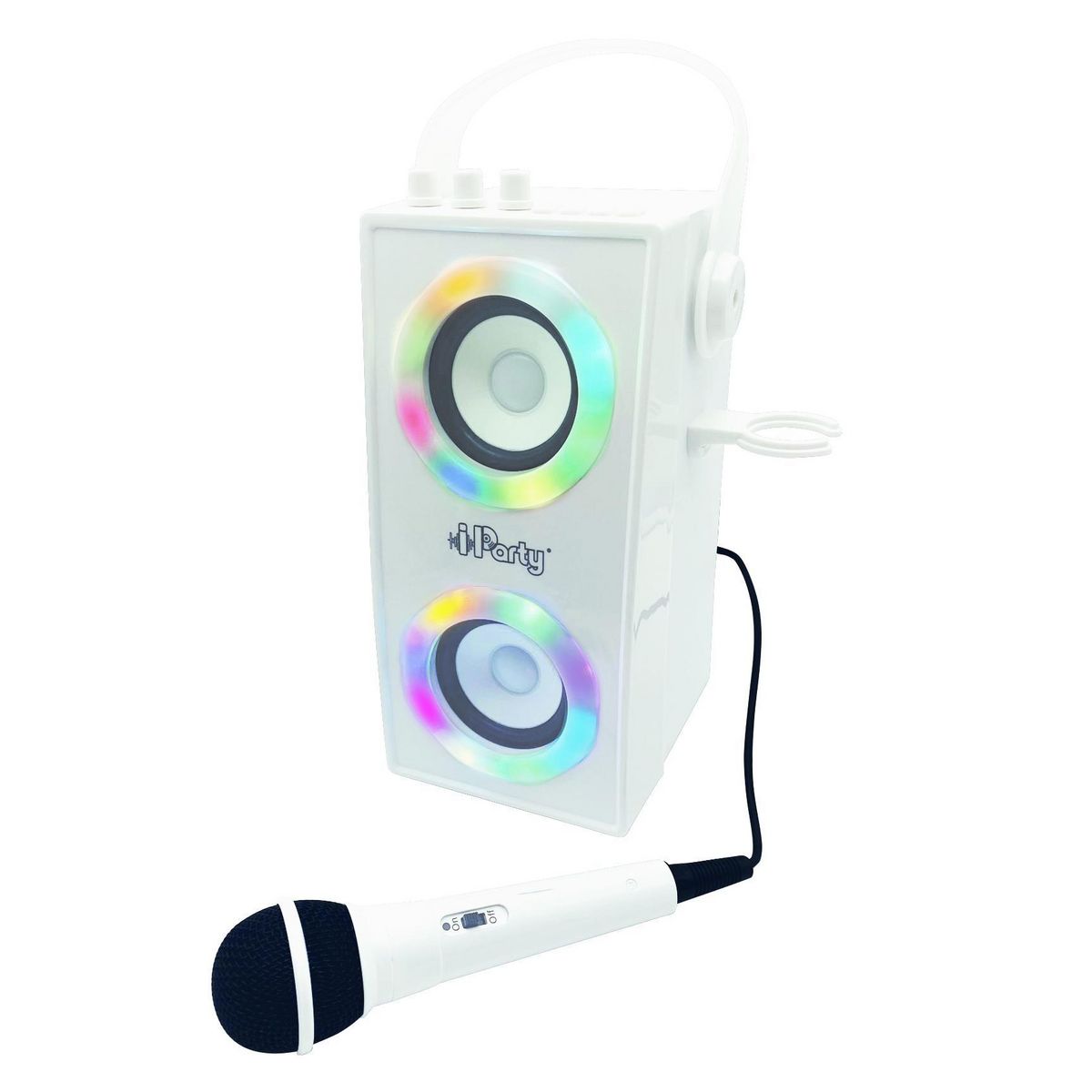 Lexibook Enceinte Bluetooth portable avec micro et effets lumineux iParty