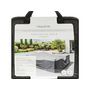 Voir la diapositive 2 : HESPERIDE Housse pour salon de jardin Hambo S gris - 175 x 175 x 90 cm - Hespéride