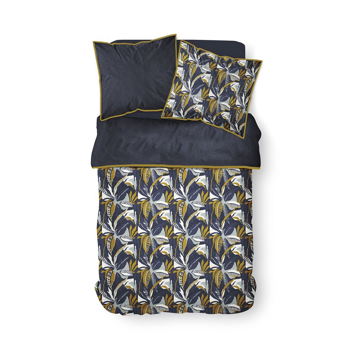 TODAY Parure housse de couette en coton 57 fils motif tropical TERANGA