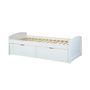 Voir la diapositive 9 : Lit banquette avec 2 grands tiroirs de rangement 90x200cm  DAMIEN