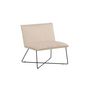 Voir la diapositive 3 : Paris Prix Fauteuil en Velours  X-Lounge  82cm Beige