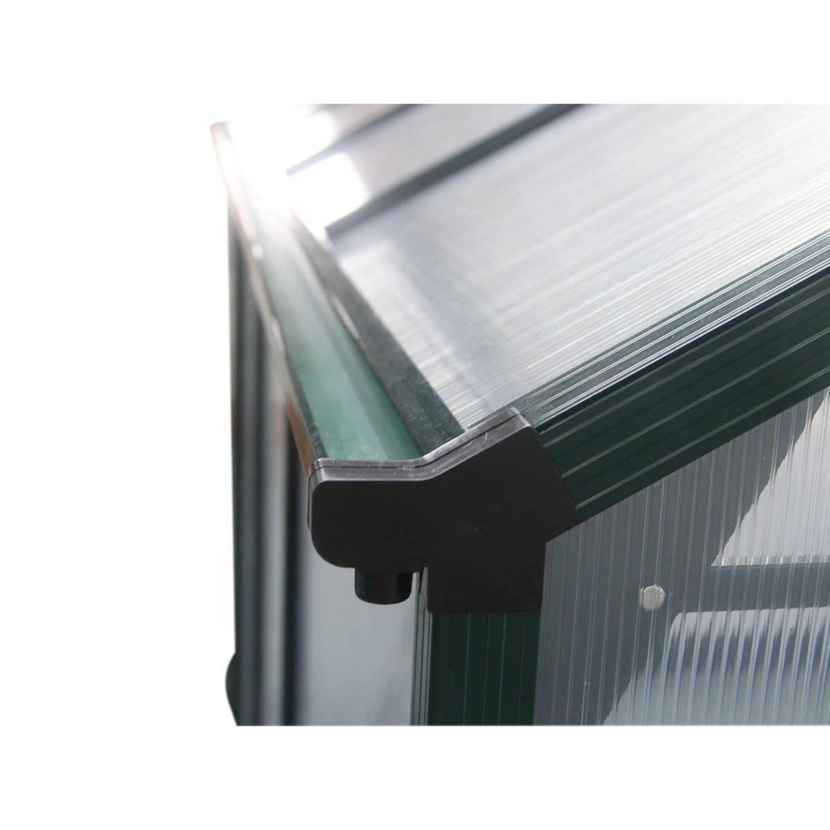 Habitat et Jardin Serre jardin polycarbonate  Dahlia  Vert Sapin 7,67 m²