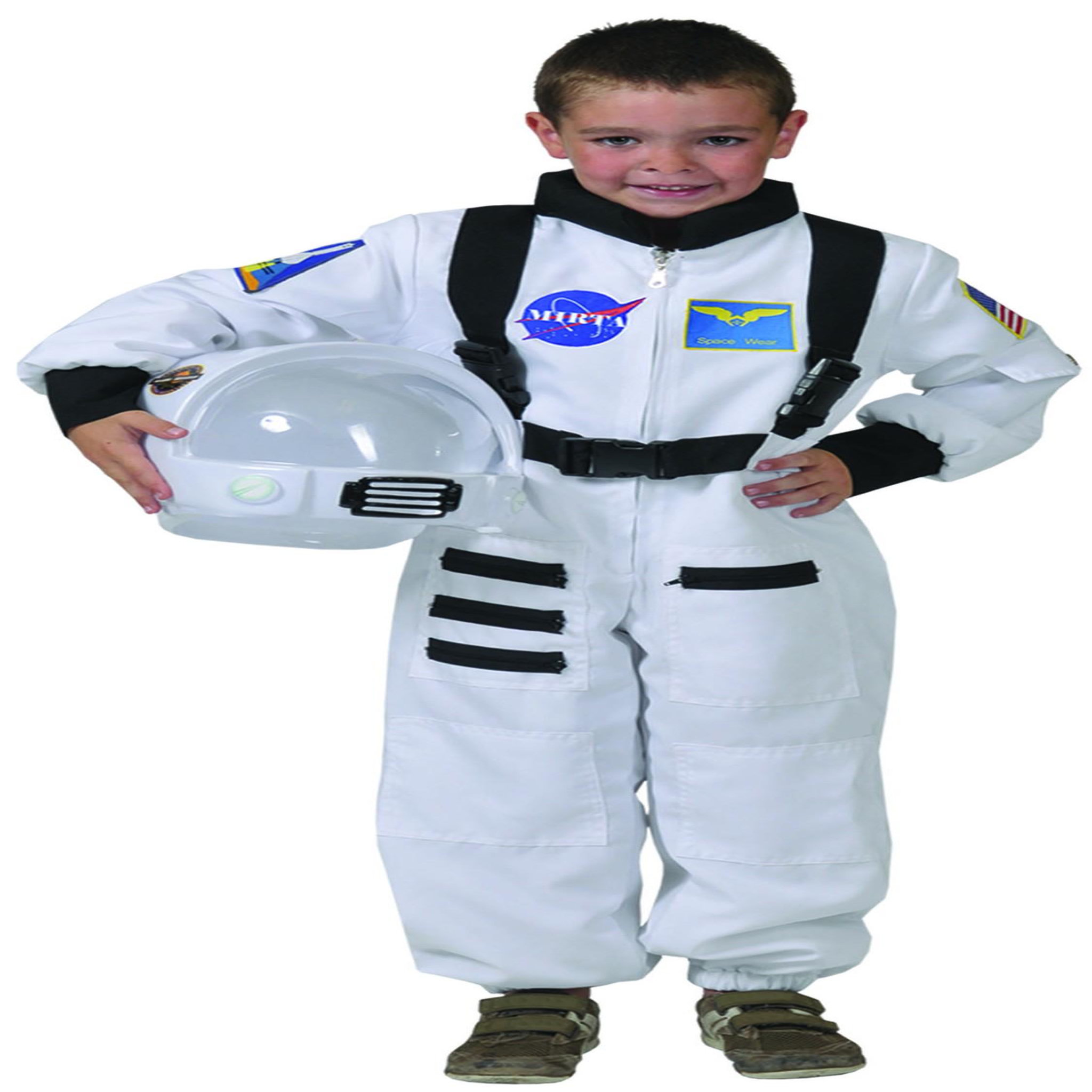 FUNNY FASHION Costume Astronaute - 6/8 ans (116 à 128 cm)