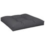 Voir la diapositive 2 : VIDAXL Coussin de palette noir 80x80x12 cm tissu