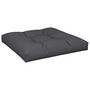 Voir la diapositive 2 : VIDAXL Coussin de palette noir 80x80x12 cm tissu