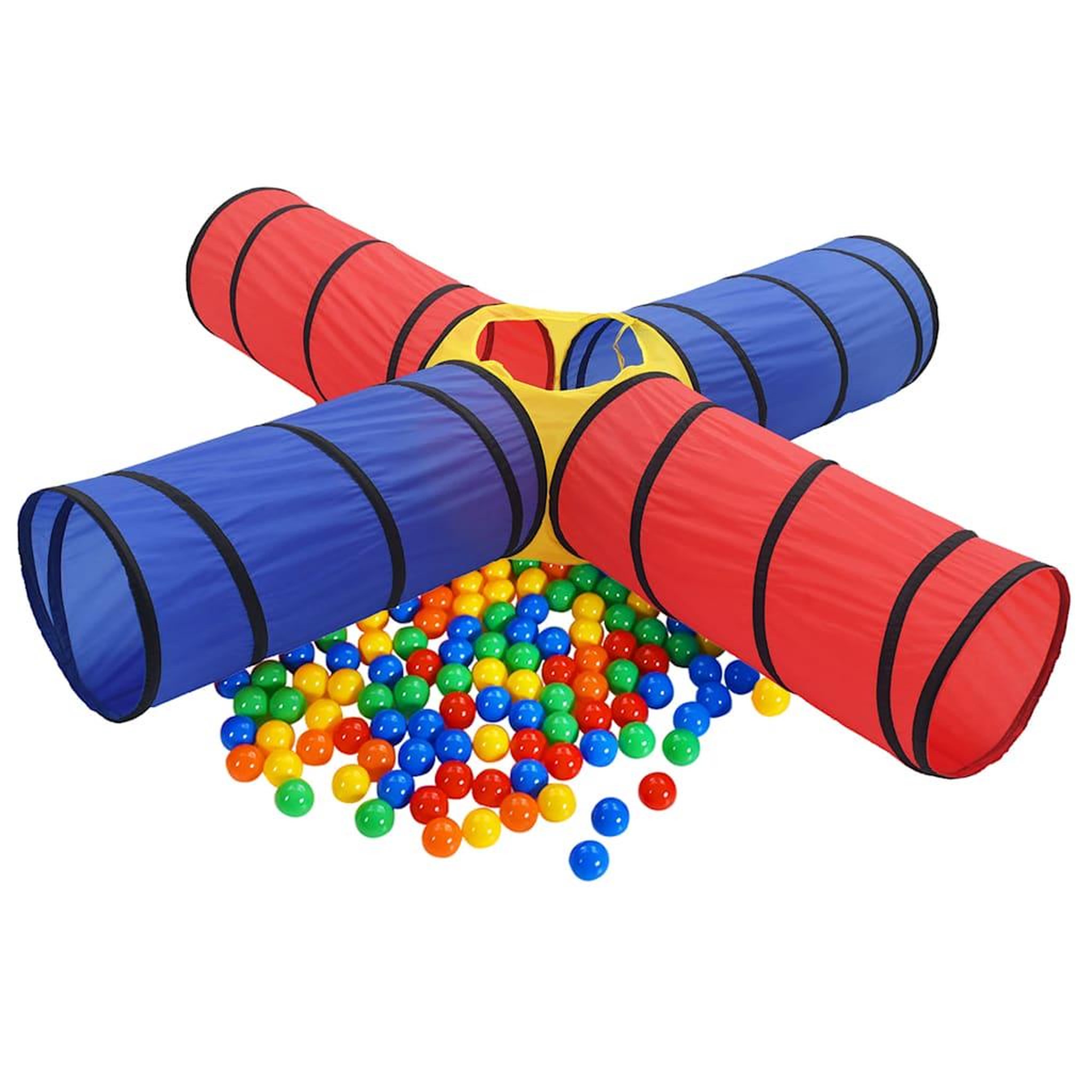 Voir la diapositive 2 : VIDAXL Tunnel de jeu pour enfants avec 250 balles Multicolore