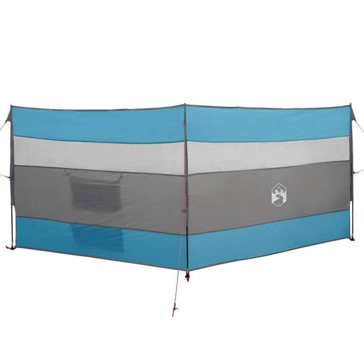 VIDAXL Brise vent de camping bleu 340x130 cm imperméable