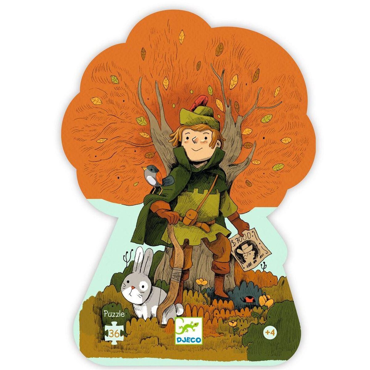 Djeco Puzzle Djeco Robin des bois 36 pièces