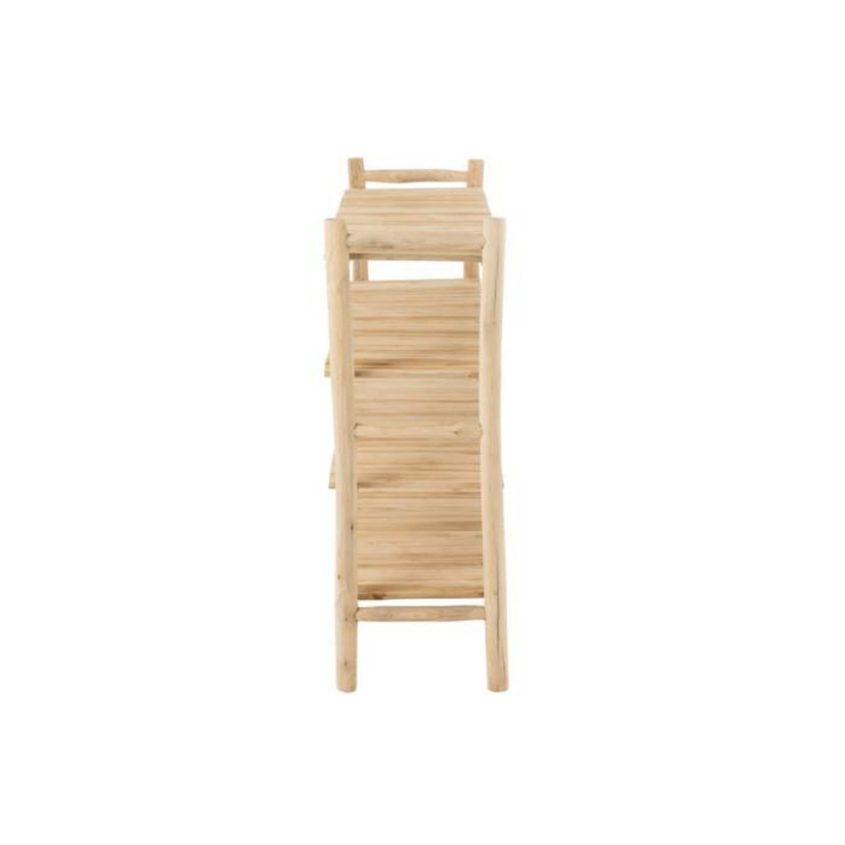 Paris Prix Étagère 4 Niveaux en Teck  Latonya  140cm Naturel