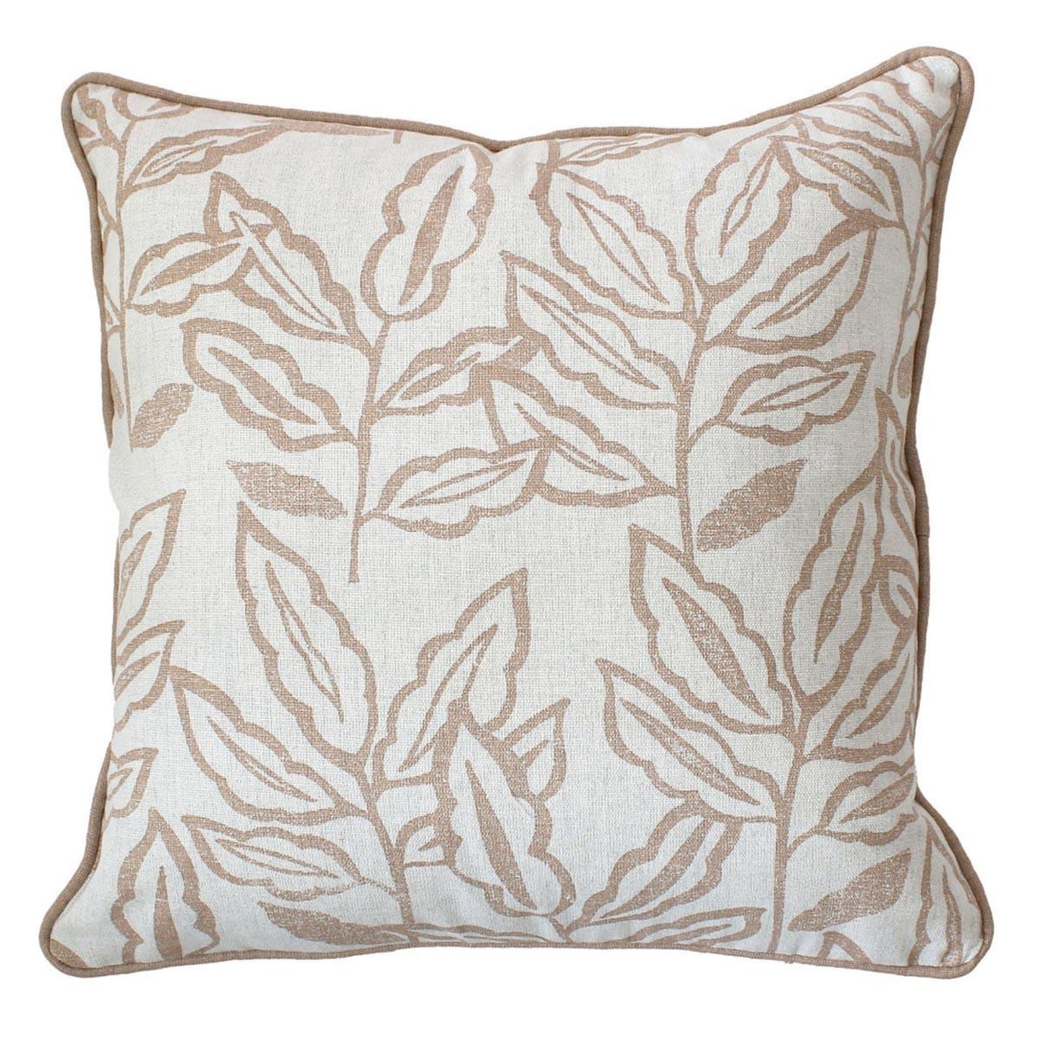 ENJOY HOME Coussin déco à motifs  lodge  40x40cm écru