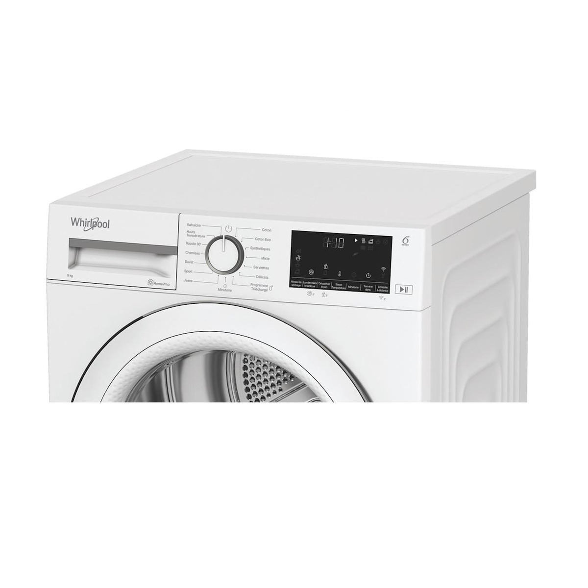 Whirlpool Sèche-linge pompe à chaleur 60cm 9kg blanc - CWD93MWWSFR