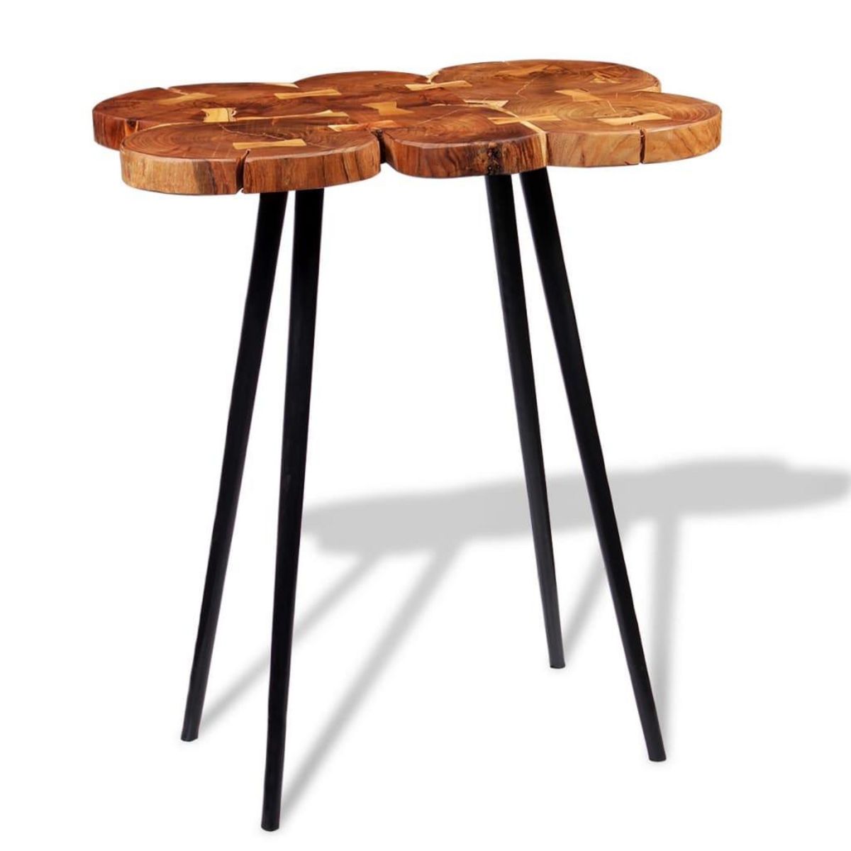 VIDAXL Table de bar Bois d'acacia massif 90x60x110 cm