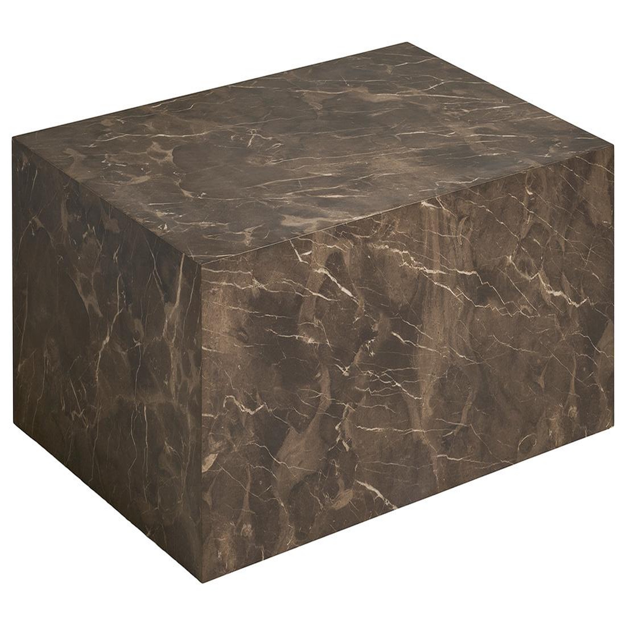 LISA DESIGN Pula - table basse - effet marbre - 80 cm. Coloris disponibles : Beige