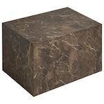 LISA DESIGN Pula - table basse - effet marbre - 80 cm. Coloris disponibles : Marron, Beige