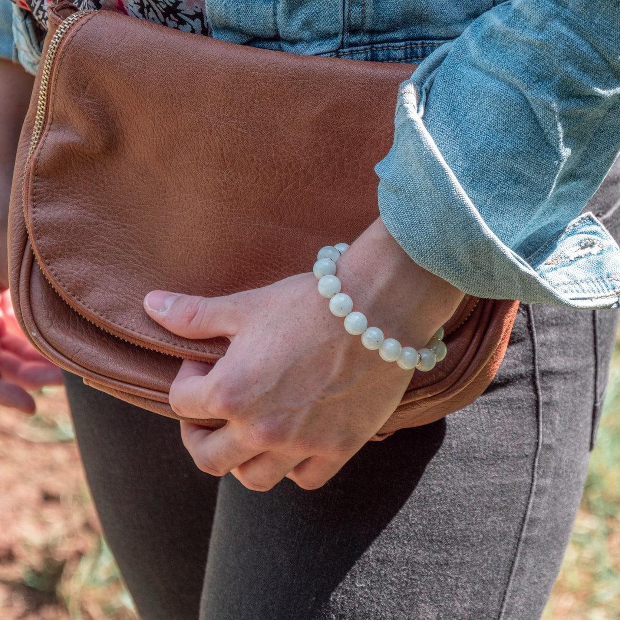 Voir la diapositive 5 : SLOYA Bracelet Kamelia en pierres de Lune