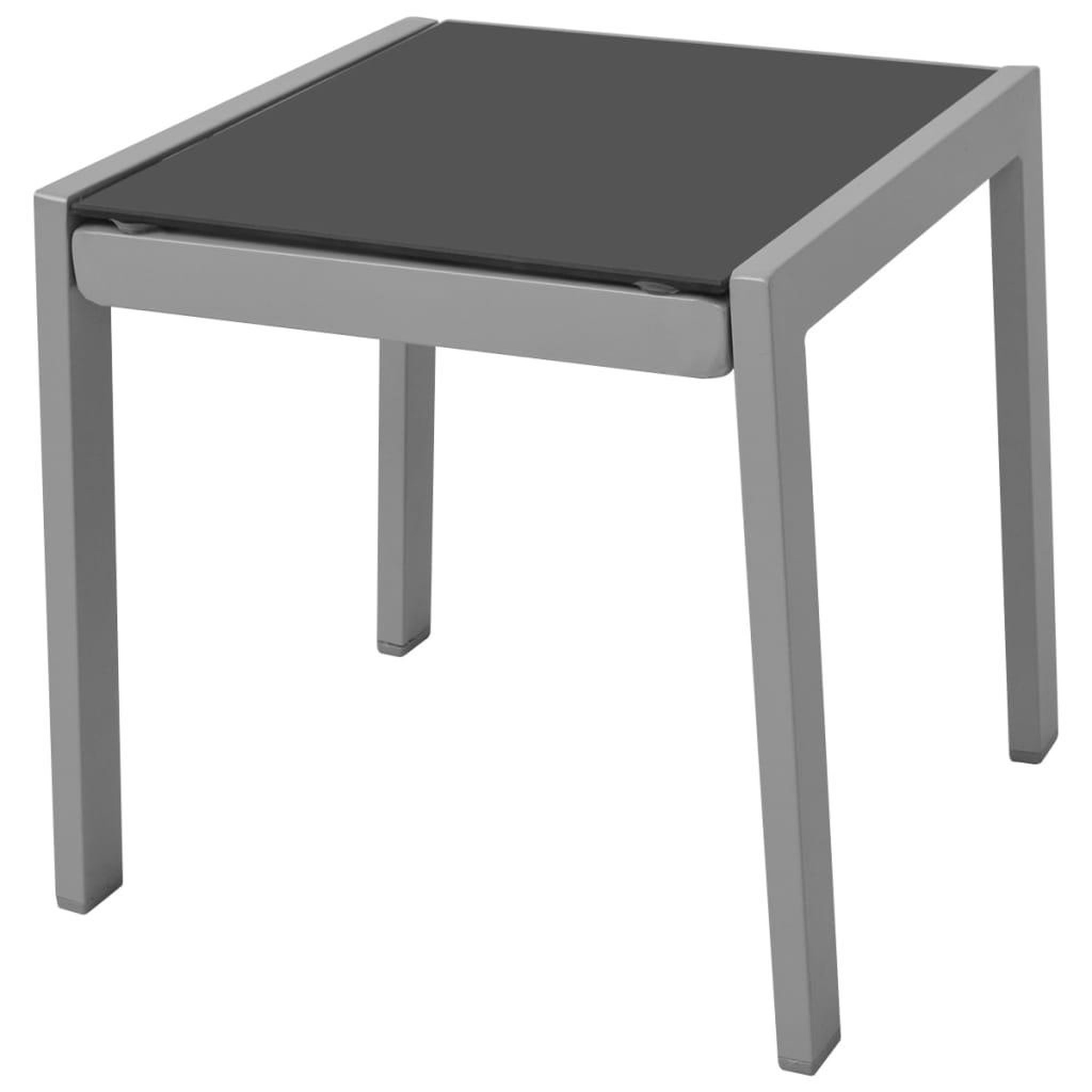 Voir la diapositive 3 : VIDAXL Chaises longues avec table aluminium noir