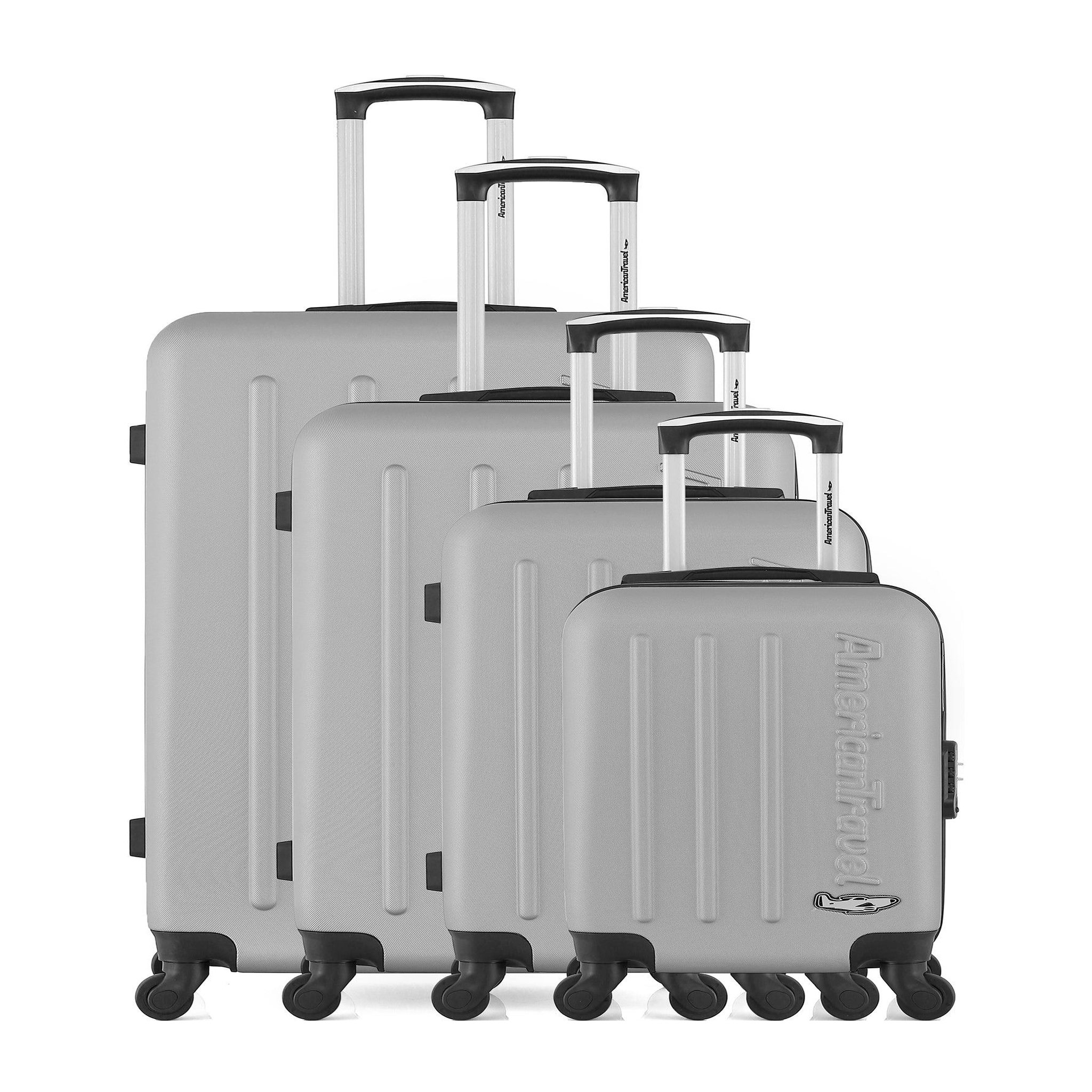 AMERICAN TRAVEL American travel - set de 4 valises bronx-m 75 cm 4 roues
