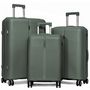 Voir la diapositive 1 : Cactus Lot de 3 valises rigides dont une valise cabine TSA