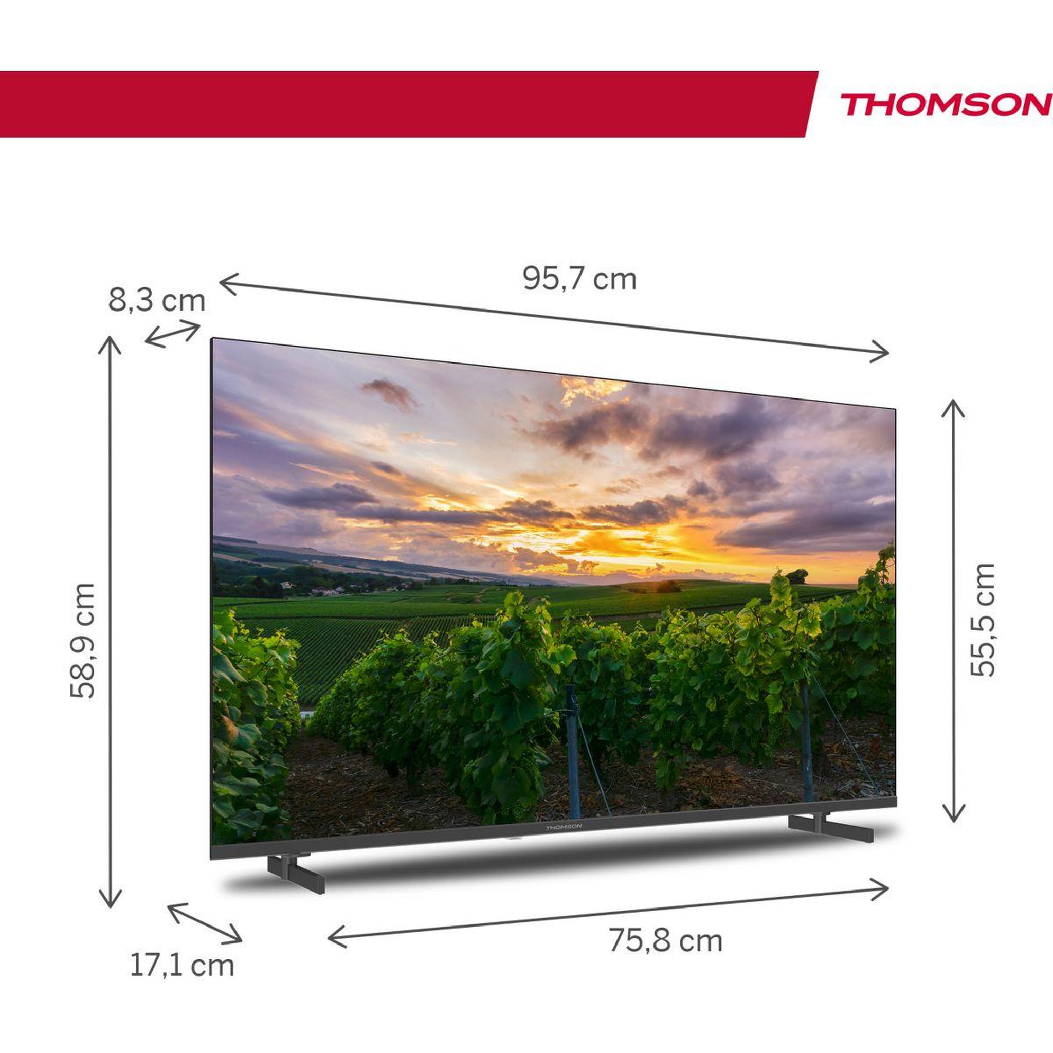 Voir la diapositive 3 : THOMSON TV QLED 43QA2S13