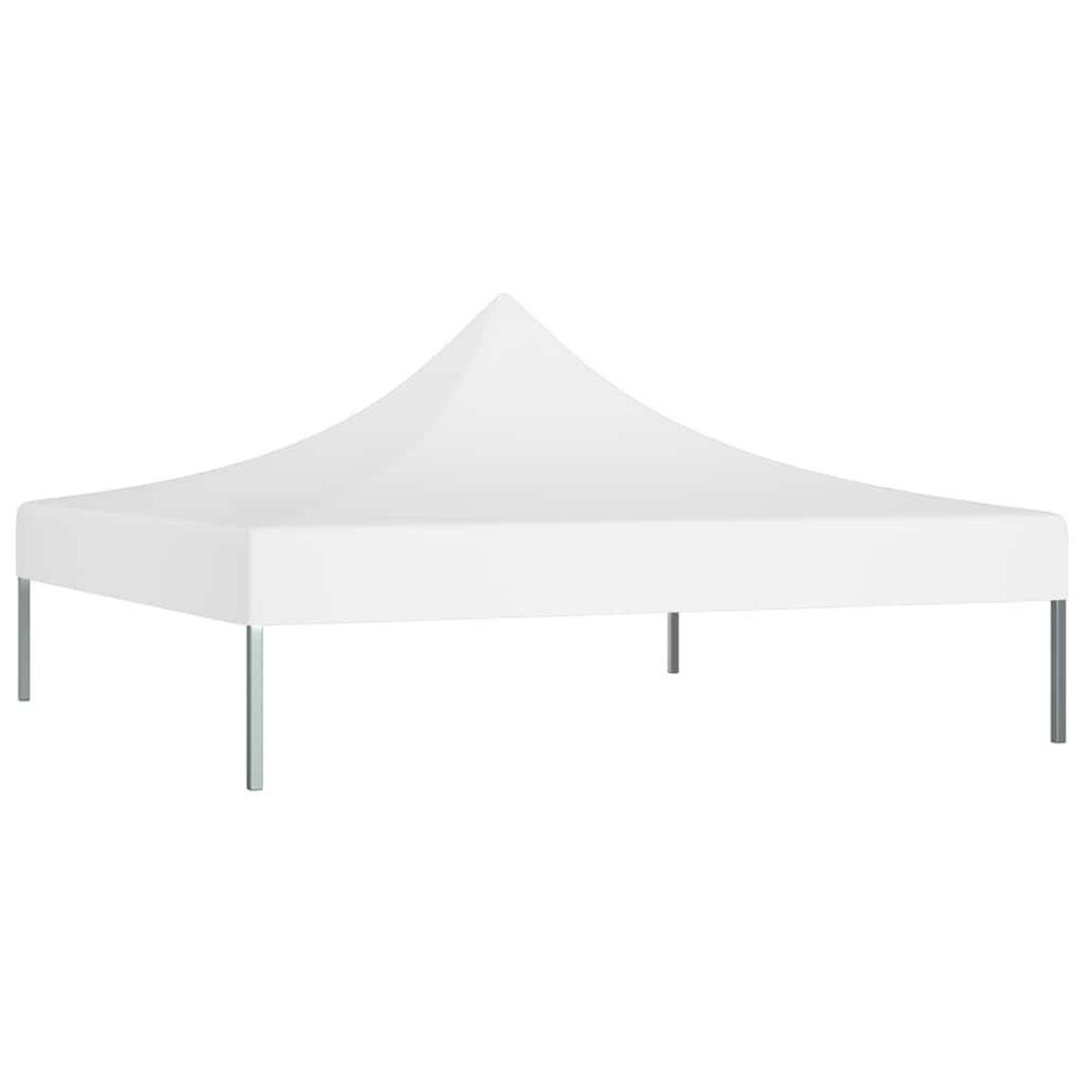 VIDAXL Toit de tente de reception 2x2 m Blanc 270 g/m^2