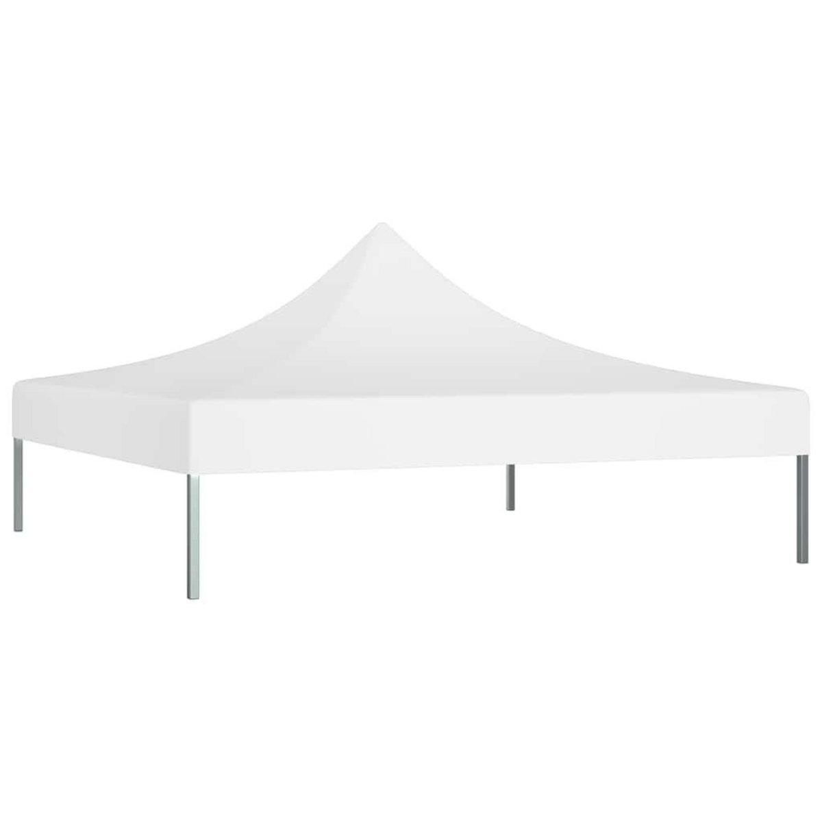 VIDAXL Toit de tente de reception 2x2 m Blanc 270 g/m^2