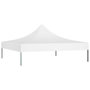 Voir la diapositive 2 : VIDAXL Toit de tente de reception 2x2 m Blanc 270 g/m^2