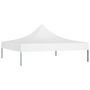 Voir la diapositive 2 : VIDAXL Toit de tente de reception 2x2 m Blanc 270 g/m^2