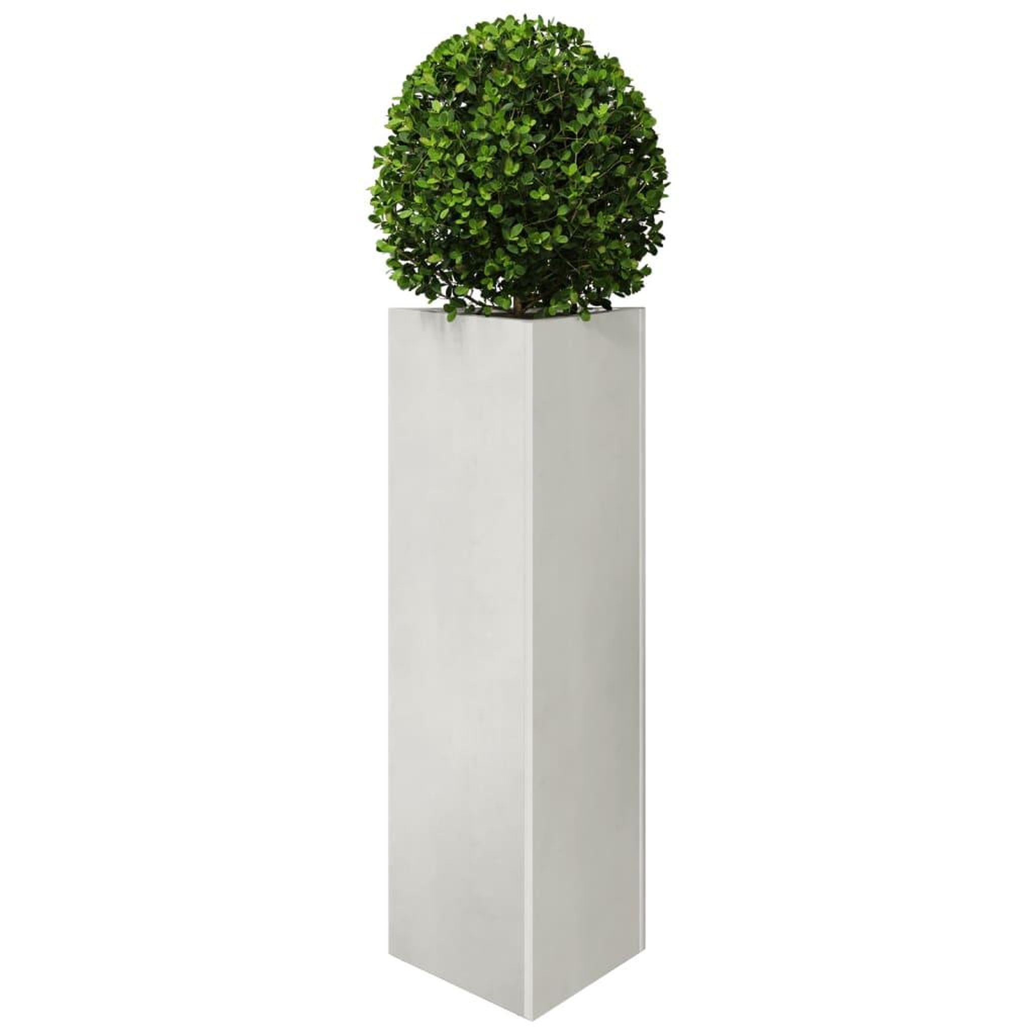 Voir la diapositive 3 : VIDAXL Jardiniere triangulaire 30x26x75 cm acier inoxydable