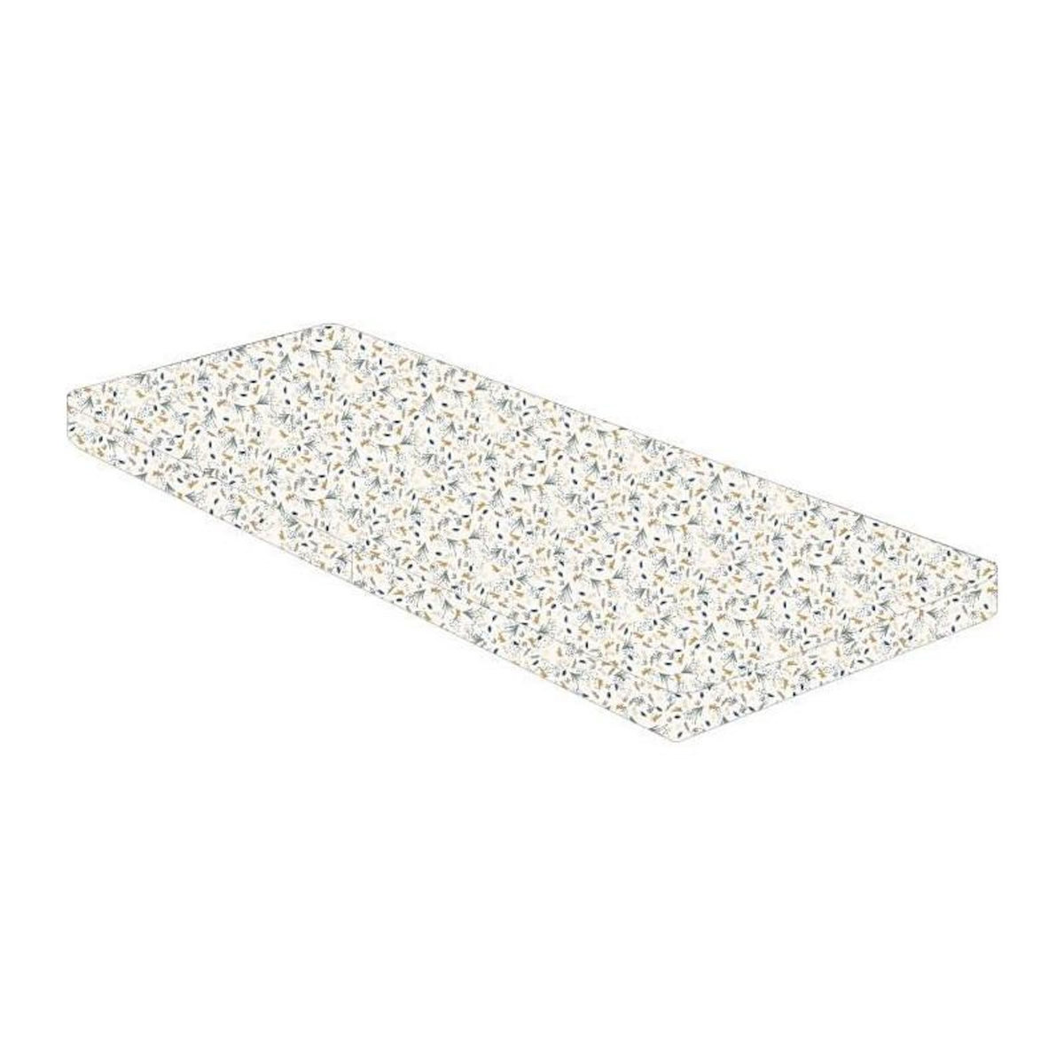 DOMIVA Matelas pliant - Tissu - 60x120 cm - Epaisseur 5cm - 2 volets - AU FIL DE L'EAU - DOMIVA