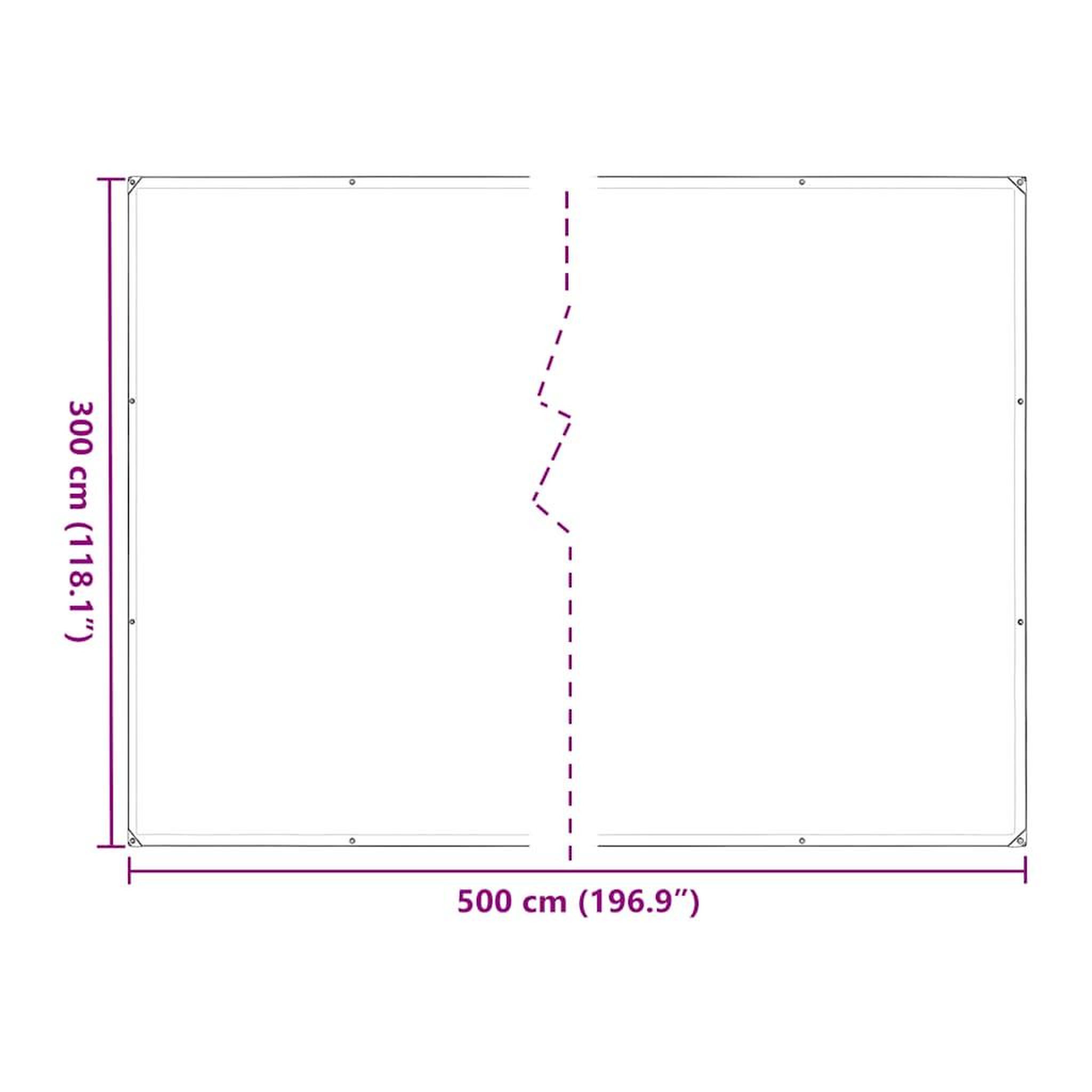 Voir la diapositive 6 : VIDAXL Housse de protection plantes avec œillets 3x5 m polyethylene