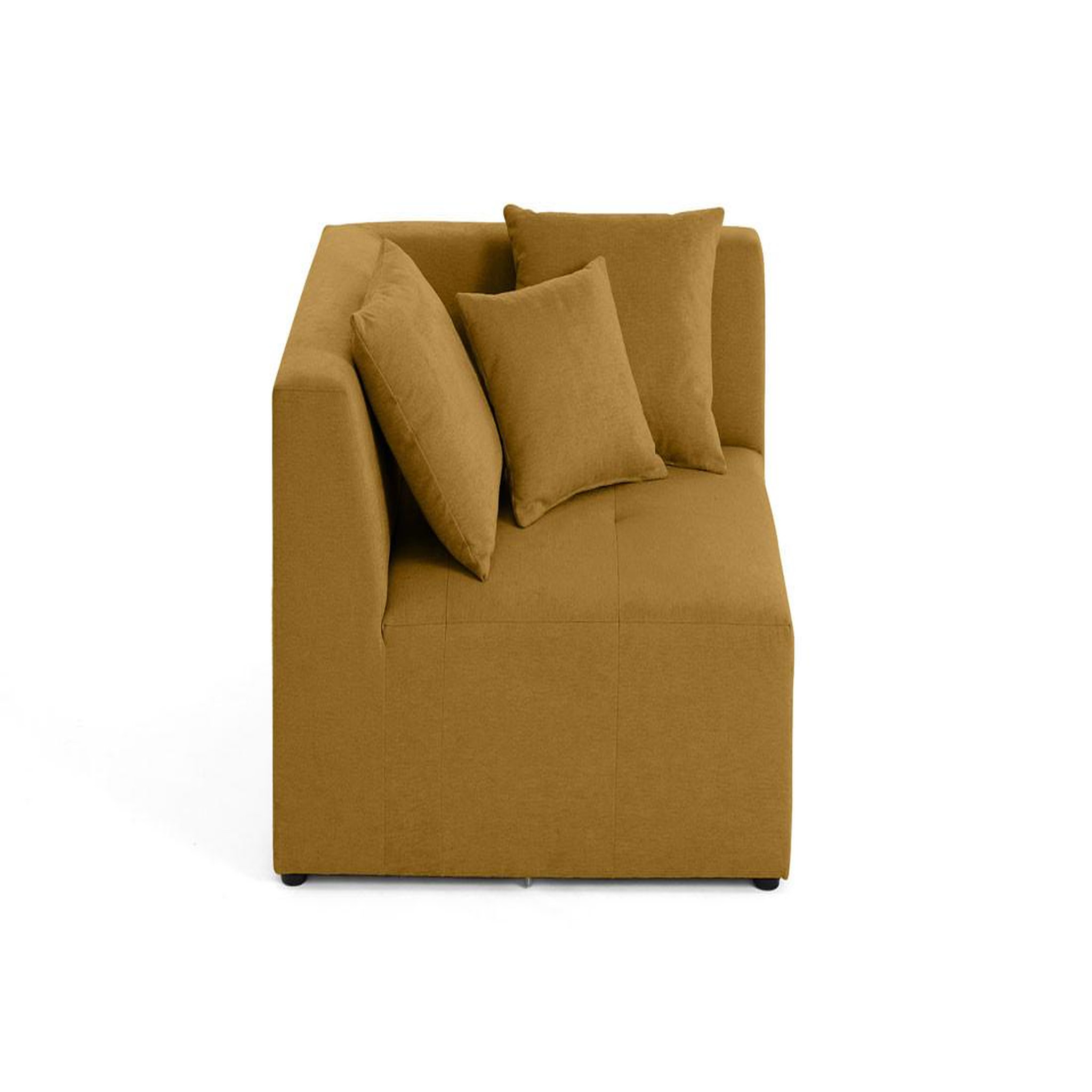 Voir la diapositive 6 : BEST MOBILIER Amalfi - module d'angle réversible - en tissu