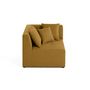 Voir la diapositive 6 : LISA DESIGN Amalfi - module d'angle réversible - en tissu