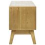 Voir la diapositive 5 : VIDAXL Meuble TV Marron sculpte 120x30x42 cm Bois