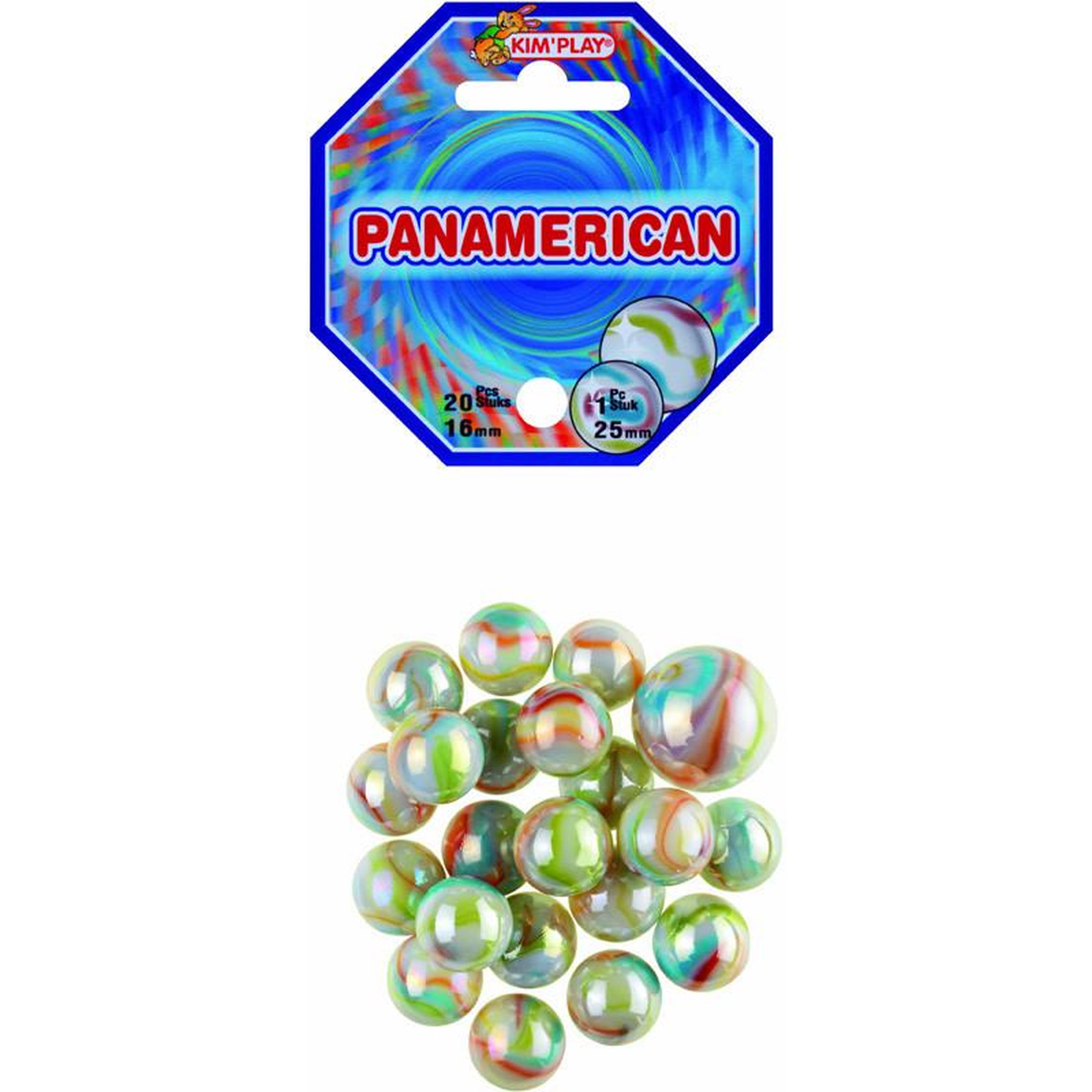 Kim Play 20 BILLES+1 CALOT PANAMERICAN KIM PLAY COU4822