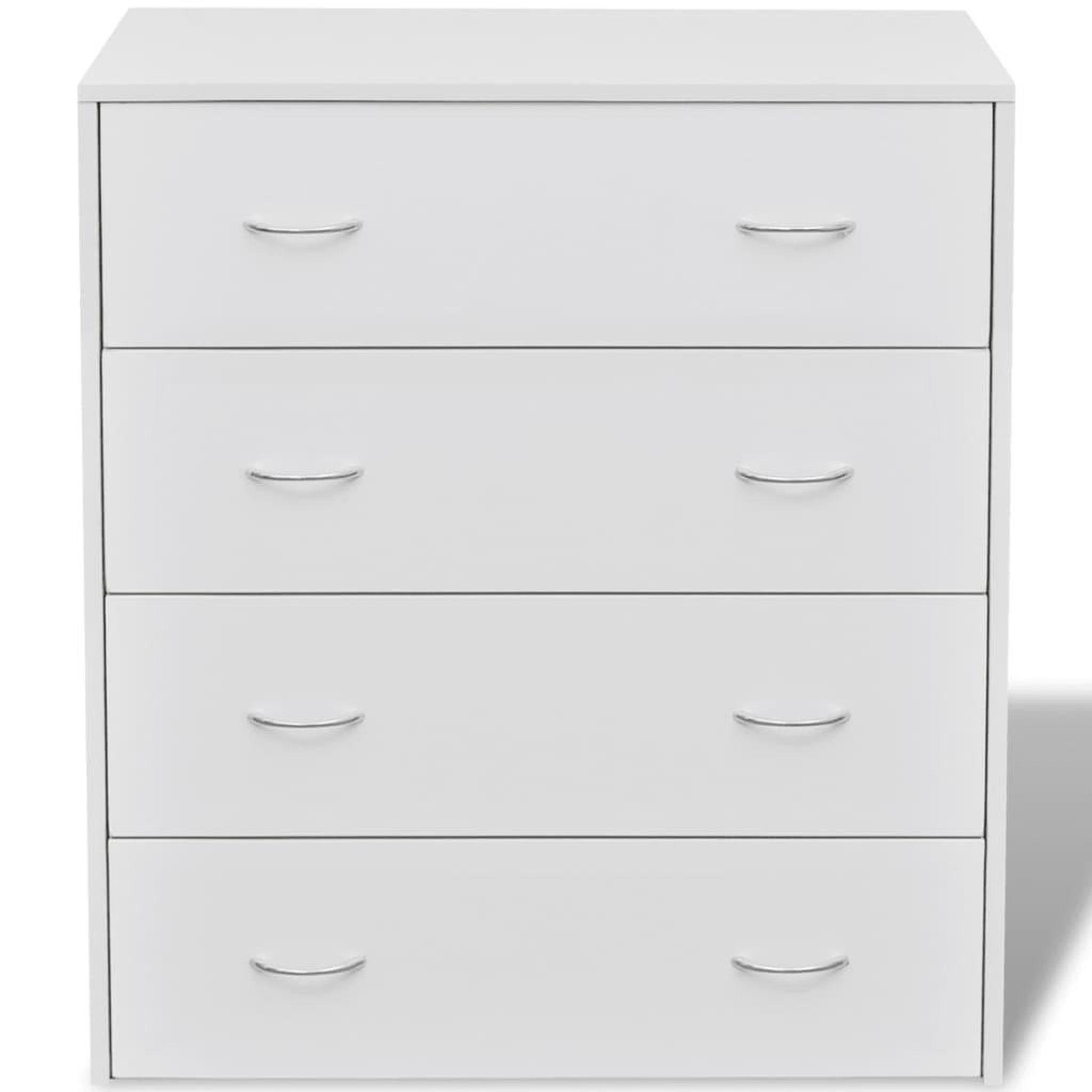Voir la diapositive 4 : VIDAXL Buffet avec 4 tiroirs 60x30,5x71 cm Blanc
