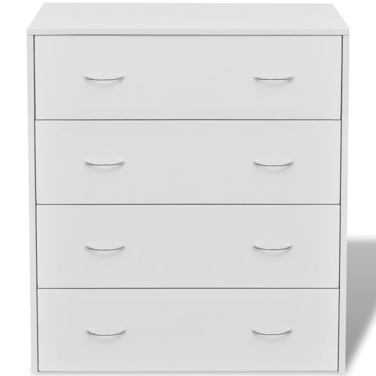 VIDAXL Buffet avec 4 tiroirs 60x30,5x71 cm Blanc