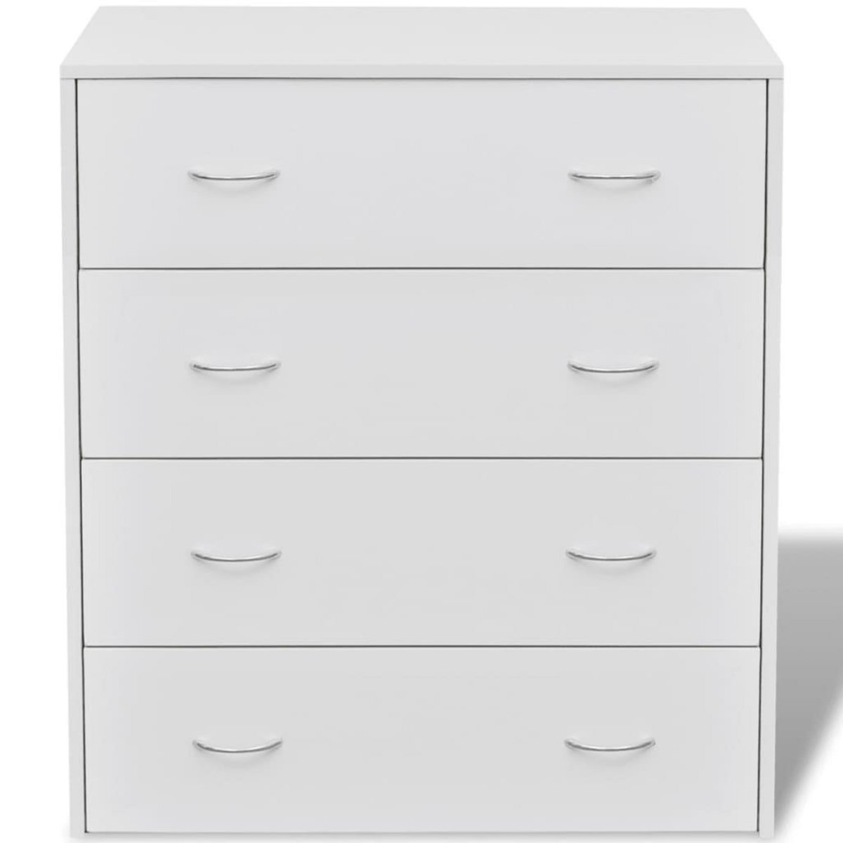 VIDAXL Buffet avec 4 tiroirs 60x30,5x71 cm Blanc