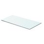 Voir la diapositive 2 : VIDAXL Panneaux d'etagere 2 pcs Verre Transparent 60x25 cm