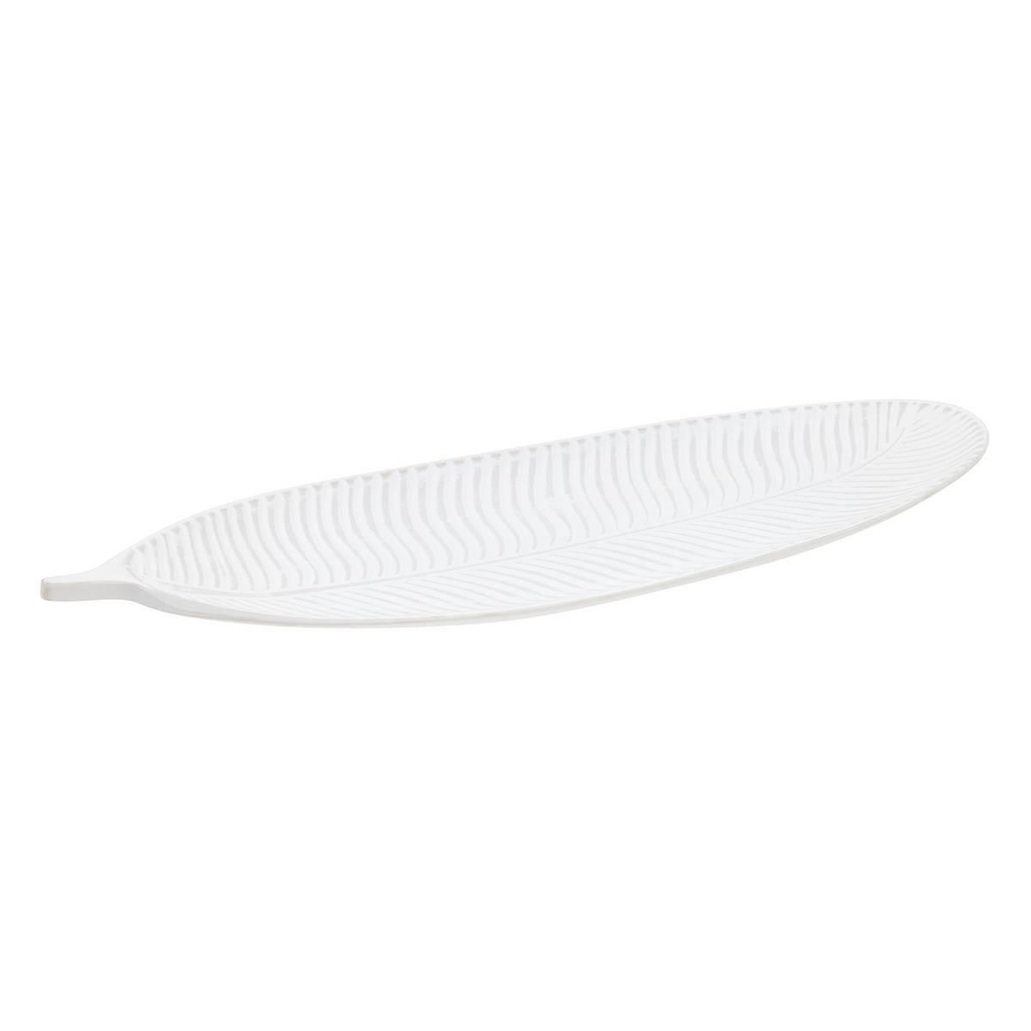 ATMOSPHERA Vide-Poche Feuille  Maïa  59cm Blanc