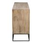 Voir la diapositive 3 : Paris Prix Buffet 3 Portes en Bois  Bombay  160cm Naturel