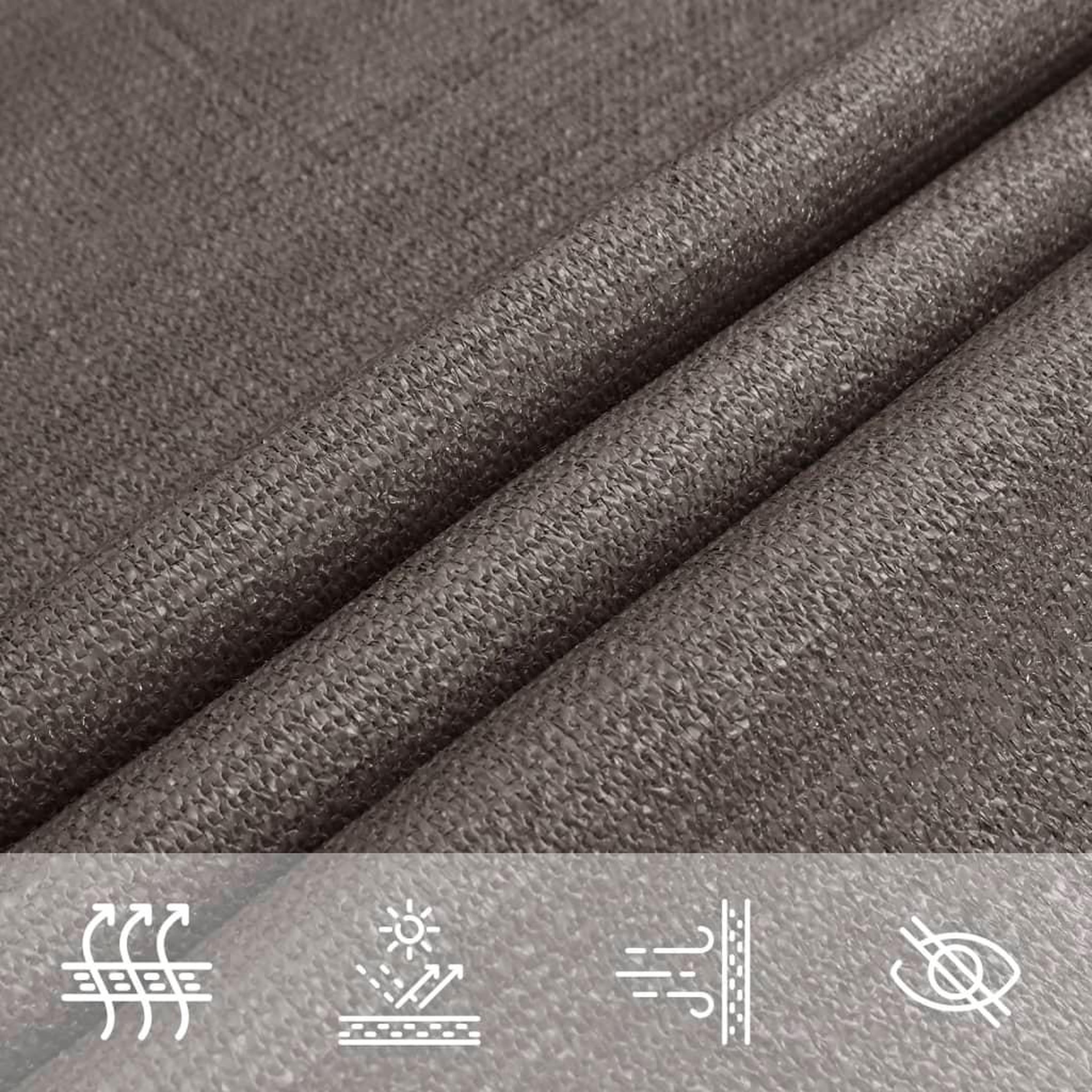 Voir la diapositive 5 : VIDAXL Voile d'ombrage 160 g/m^2 Anthracite 3x4 m PEHD