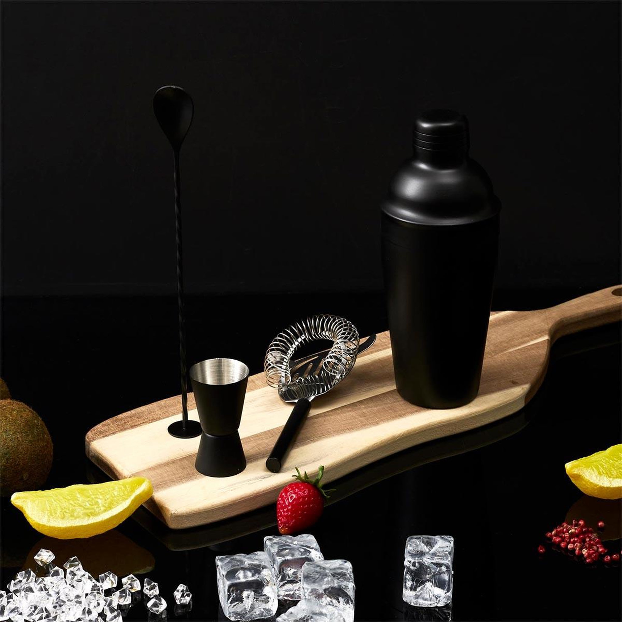 Voir la diapositive 2 : COOK CONCEPT Shaker à cocktail  apéro  62cl noir
